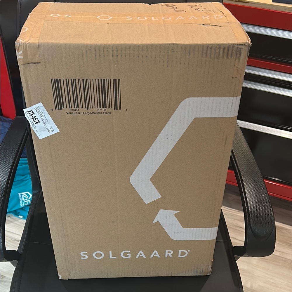 Solgaard Venture 3.0 Large Ballistic Black Back Pack.